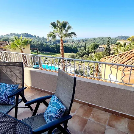 Hameau Des Amandiers Vue - Piscine, Golf Et Tennis Prive 滨海圣西尔